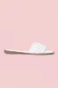 Adeline White Mesh Floral Sandals FINAL SALE sold by Pink Lily