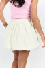 Beauty In Bubbles Cream Mini Skirt SALE sold by Pink Lily