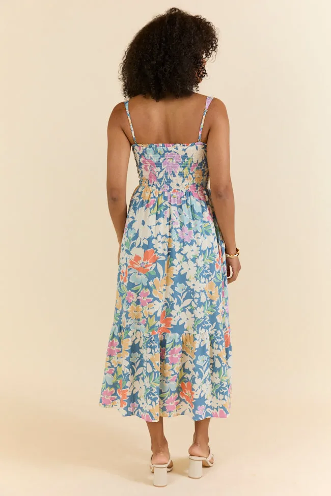 In My Hands Printed Smocked Midi Dress FINAL SALE sold by Pink Lily product image thumbnail 5