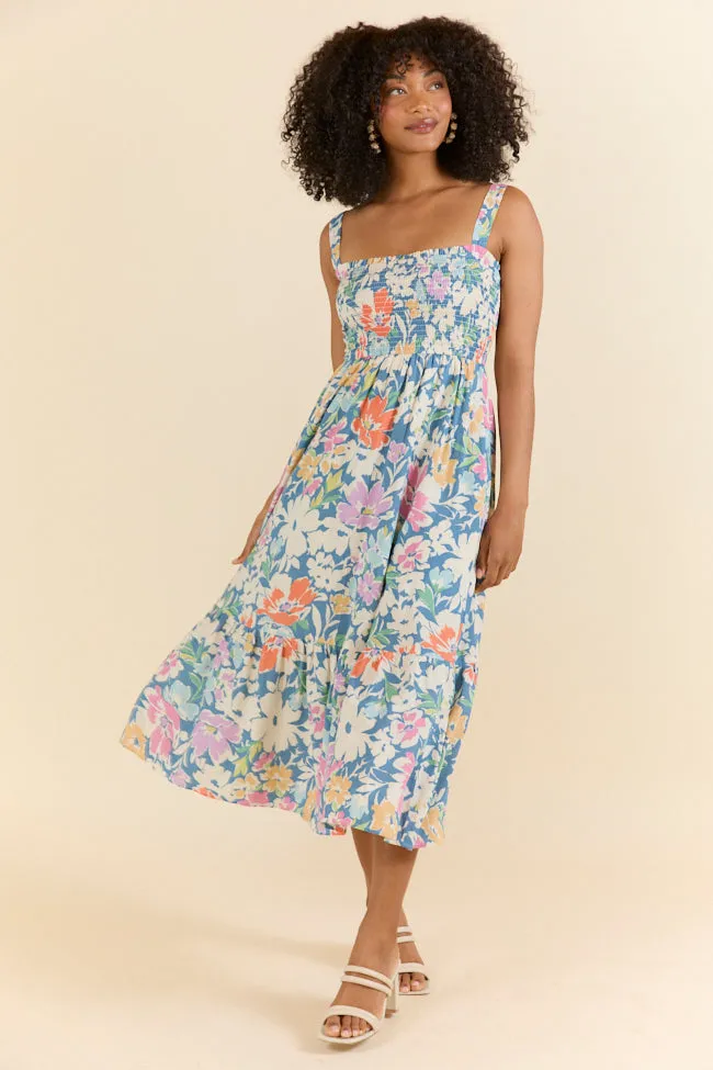 In My Hands Printed Smocked Midi Dress FINAL SALE sold by Pink Lily product image thumbnail 2