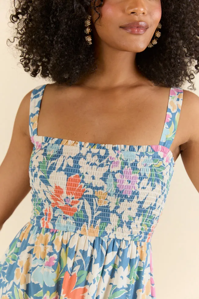 In My Hands Printed Smocked Midi Dress FINAL SALE sold by Pink Lily product image thumbnail 3