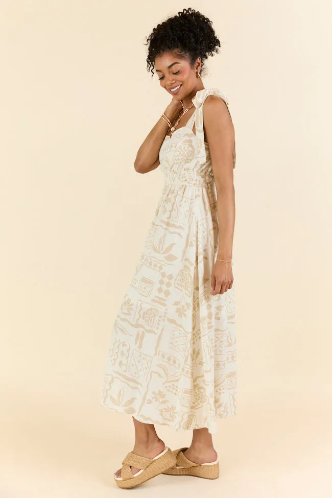 Natural Beauty Printed Maxi Dress FINAL SALE sold by Pink Lily product image thumbnail 5