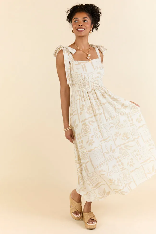 Natural Beauty Printed Maxi Dress FINAL SALE sold by Pink Lily product image thumbnail 4
