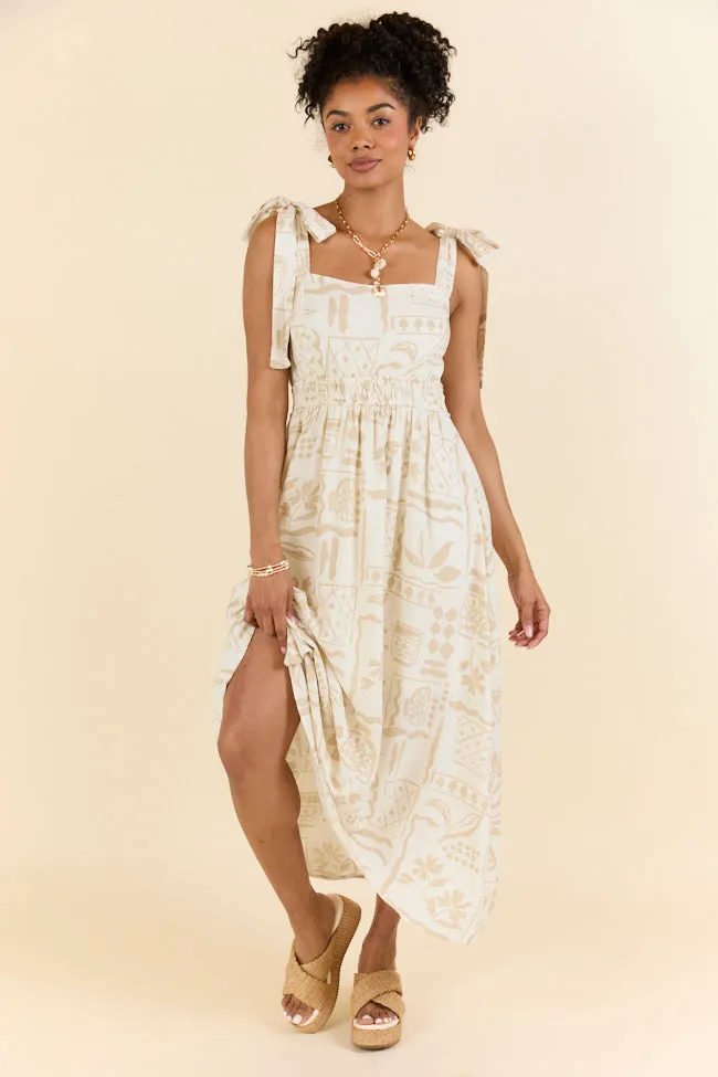 Natural Beauty Printed Maxi Dress FINAL SALE sold by Pink Lily product image thumbnail 2