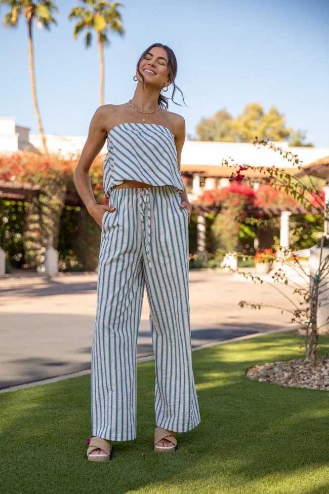 Summer Stripes Strapless Top and Pants Set sold by Pink Lily product image thumbnail 2