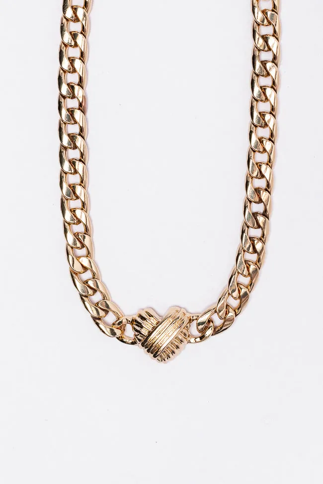 Gold Heart Choker sold by Pink Lily product image thumbnail 2