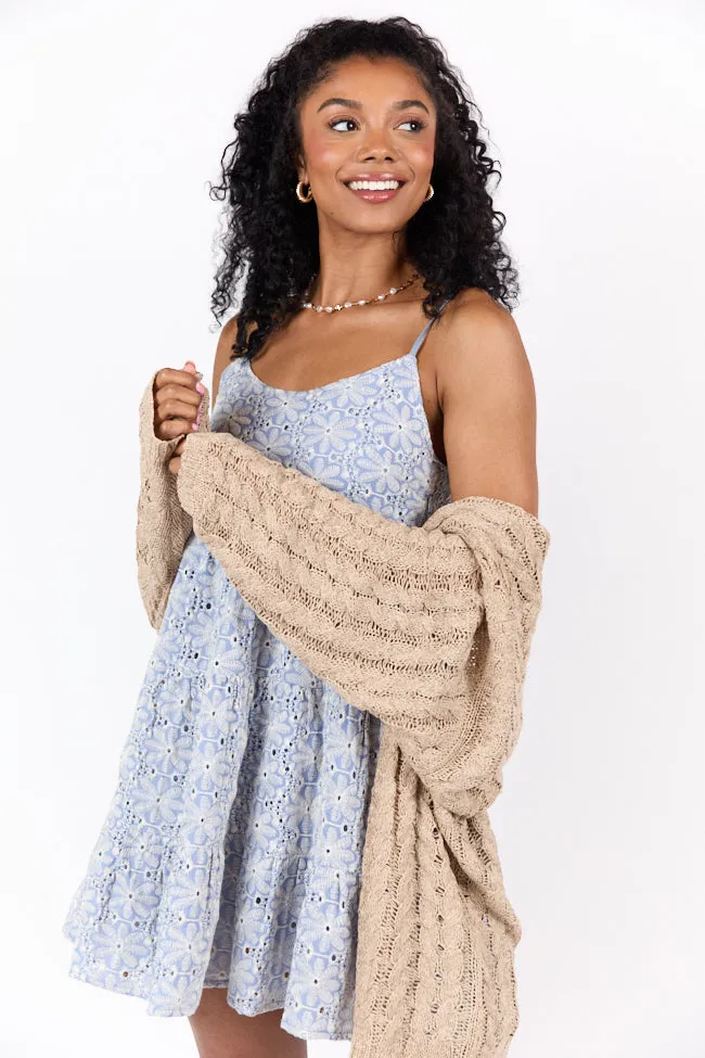 Mellow Moments Taupe Knit Cardigan FINAL SALE sold by Pink Lily product image thumbnail 2