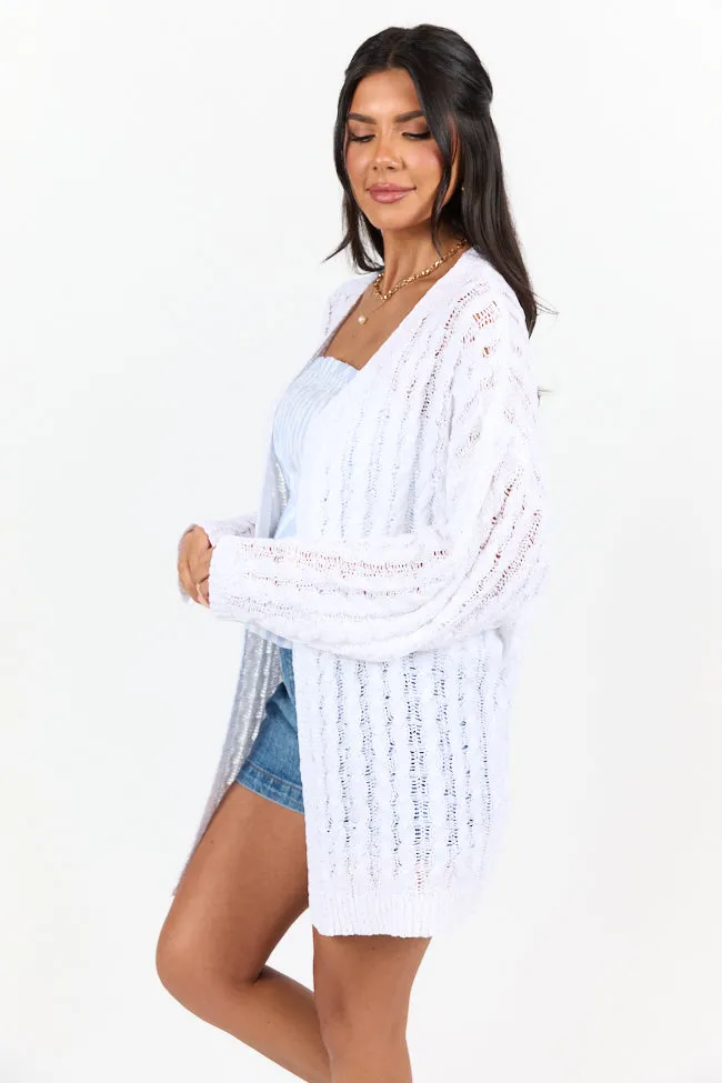 Mellow Moments Ivory Knit Cardigan FINAL SALE sold by Pink Lily product image thumbnail 3