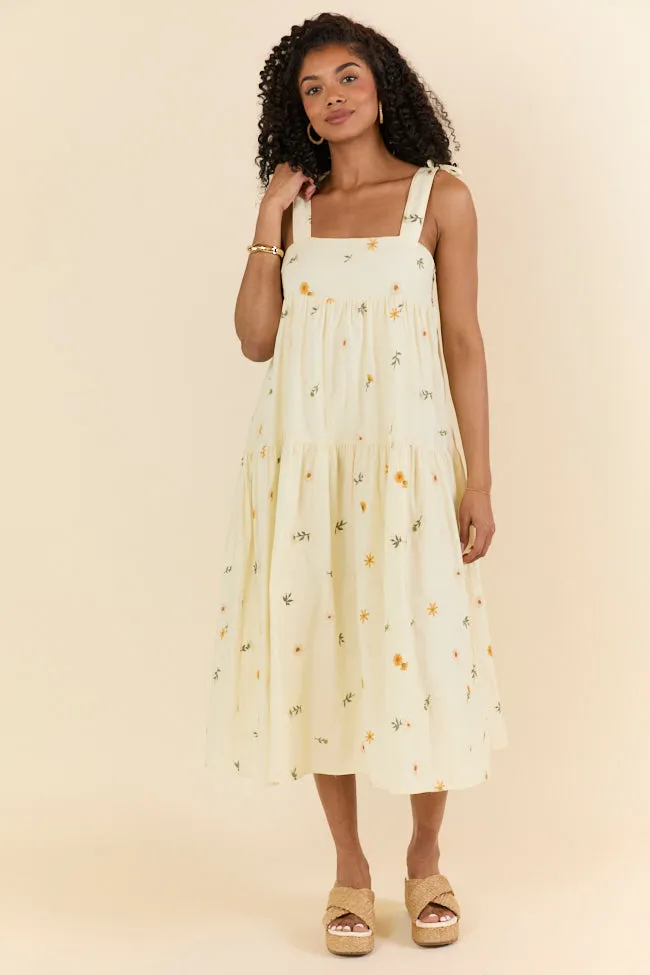 Let's Pick Flowers Embroidered Dress FINAL SALE sold by Pink Lily product image thumbnail 4