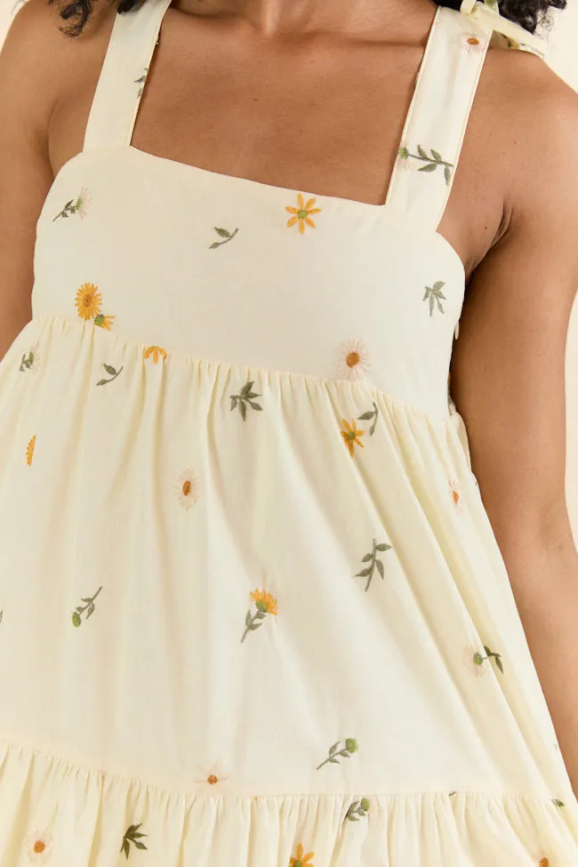 Let's Pick Flowers Embroidered Dress FINAL SALE sold by Pink Lily product image thumbnail 3