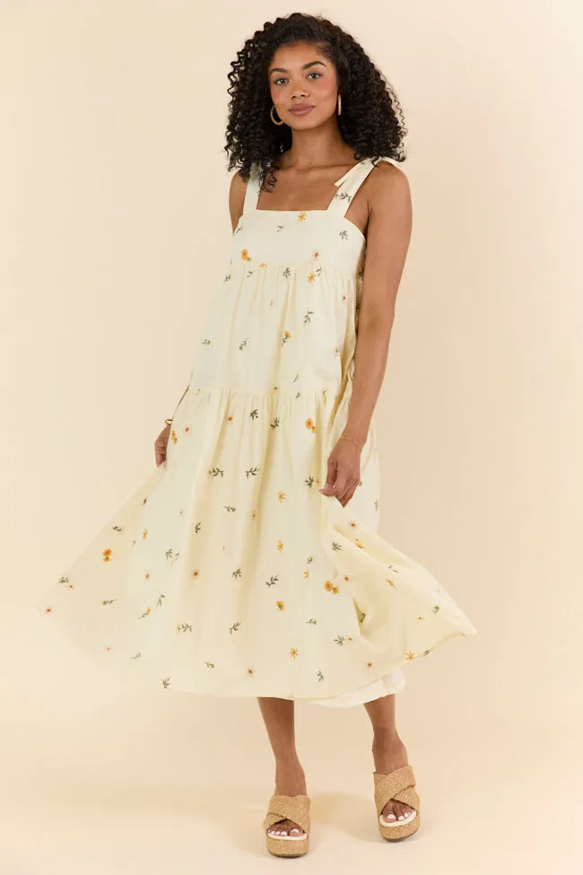 Let's Pick Flowers Embroidered Dress FINAL SALE sold by Pink Lily product image thumbnail 2