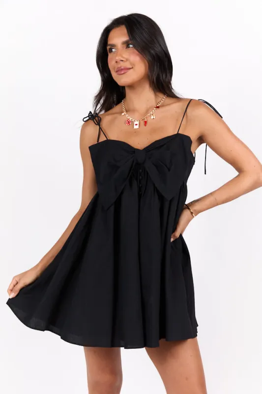 Back In Love Black Bow Dress FINAL SALE sold by Pink Lily