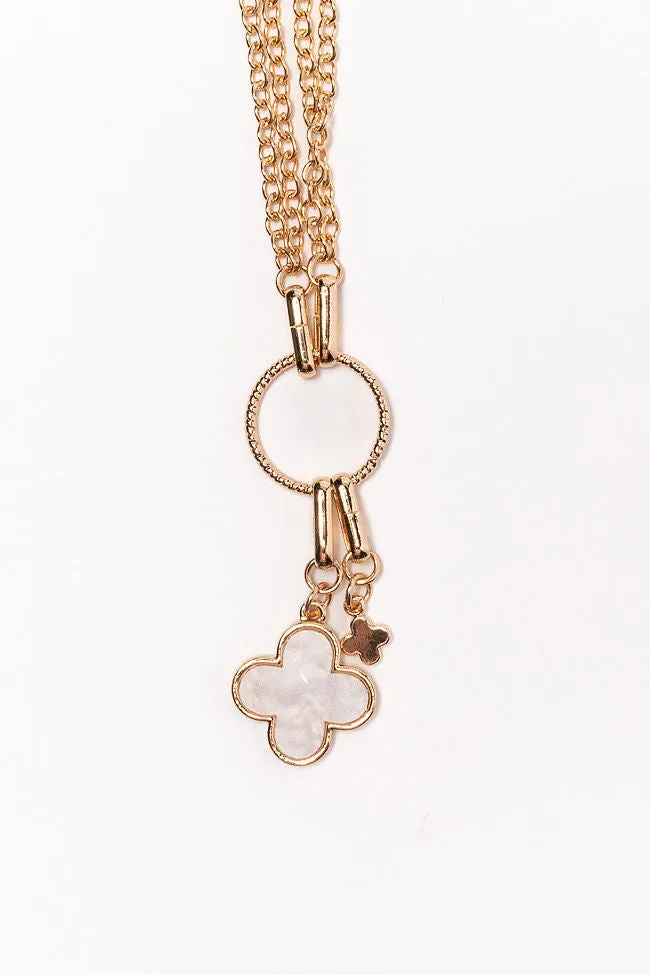 White Clover Necklace sold by Pink Lily product image thumbnail 4