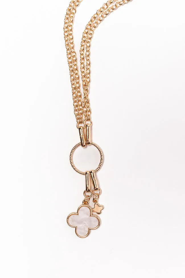 White Clover Necklace sold by Pink Lily