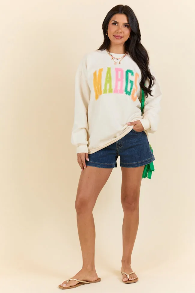 Margs Multi Block Cream Graphic Sweatshirt sold by Pink Lily product image thumbnail 5