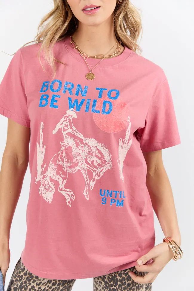 Born To Be Wild Red Graphic Tee sold by Pink Lily