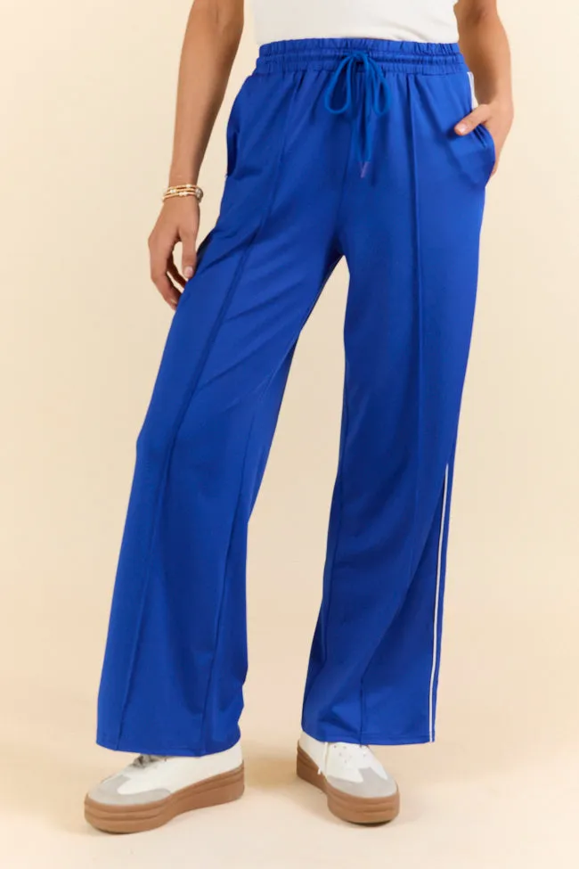 My Own Victories Blue Track Pants FINAL SALE sold by Pink Lily product image thumbnail 2