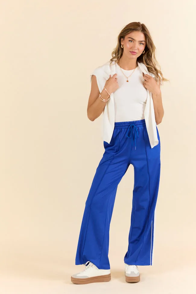 My Own Victories Blue Track Pants FINAL SALE sold by Pink Lily product image thumbnail 4