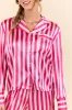 That's Our Secret Striped Satin Pajama Set SALE sold by Pink Lily