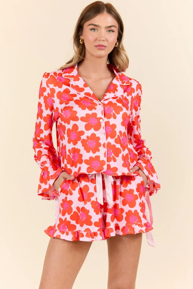 Blooming Bright Night Floral Pajama Set FINAL SALE sold by Pink Lily product image thumbnail 2