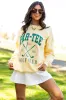 Par-Tee Golf Club Light Yellow Graphic Sweatshirt sold by Pink Lily