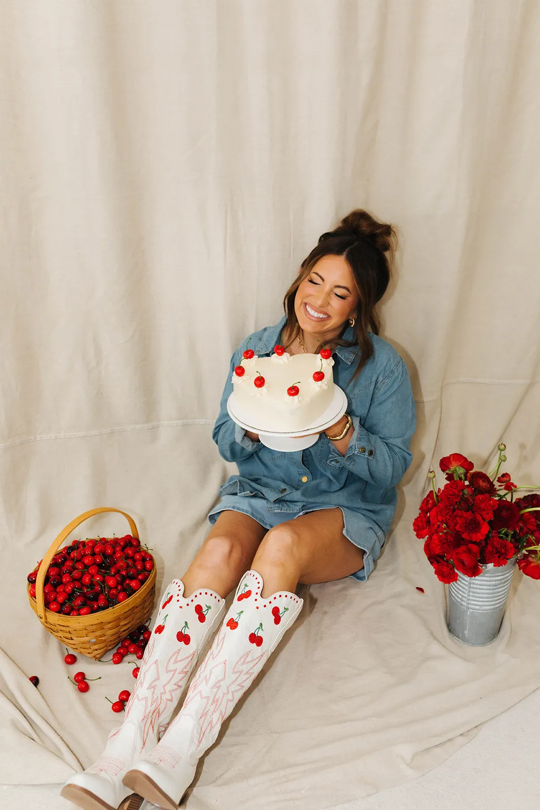 Kamp Cherry Boots FINAL SALE sold by Pink Lily