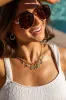 Gold Multi Charm Necklace sold by Pink Lily