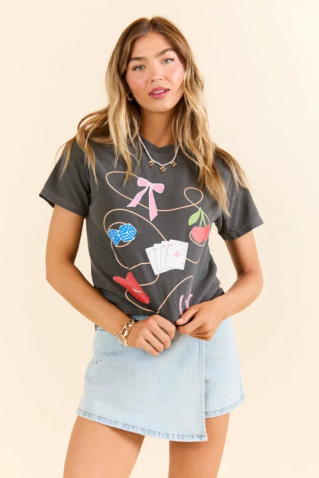 Cowgirl's Favorites Grey Graphic Tee sold by Pink Lily product image thumbnail 3