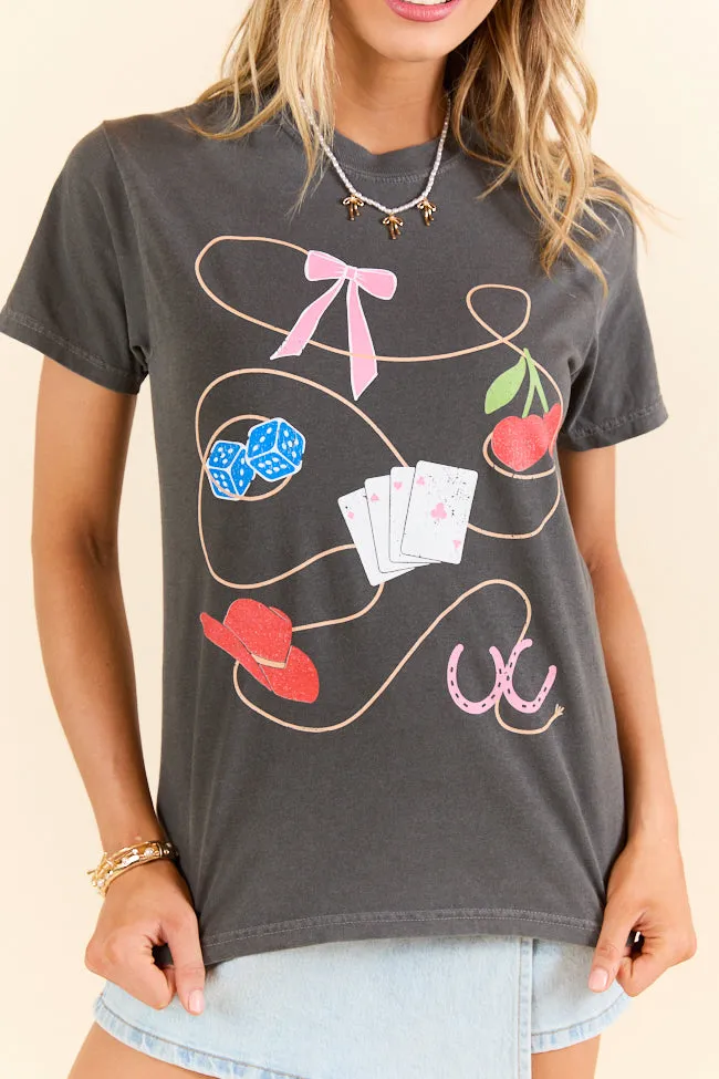 Cowgirl's Favorites Grey Graphic Tee sold by Pink Lily product image thumbnail 4