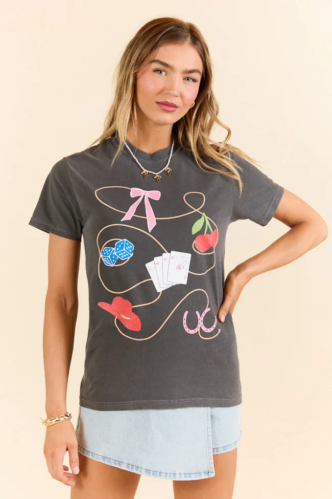 Cowgirl's Favorites Grey Graphic Tee sold by Pink Lily product image thumbnail 5