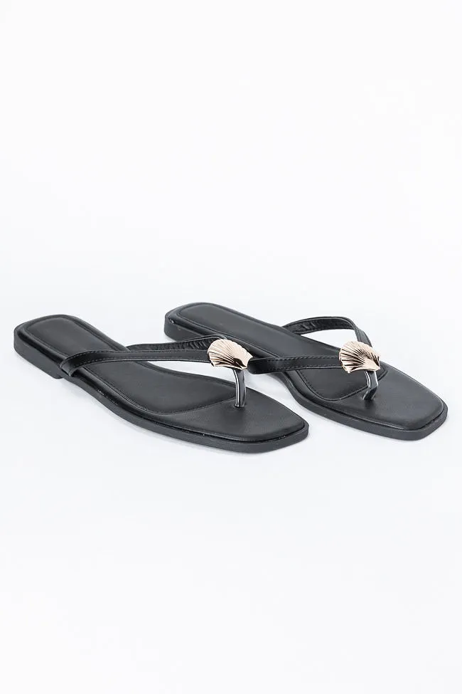 Olivia Black Flip Flops FINAL SALE sold by Pink Lily product image thumbnail 4