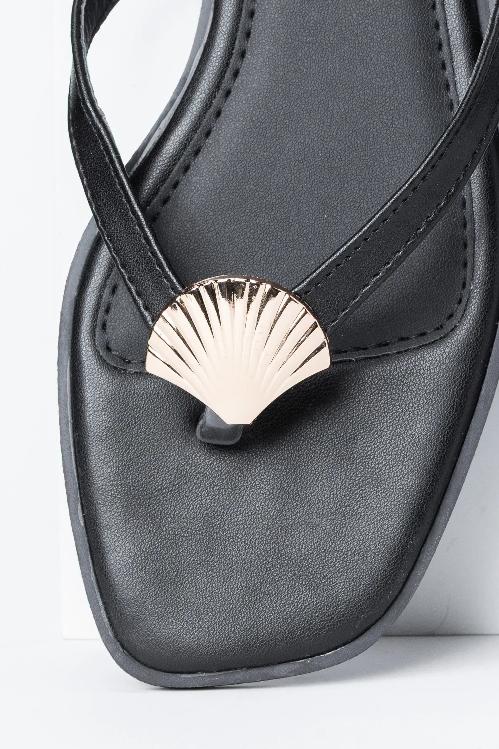 Olivia Black Flip Flops FINAL SALE sold by Pink Lily product image thumbnail 3