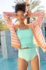 You're My Muse Pink, Orange, and Mint Multi Stripe Cardigan FINAL SALE sold by Pink Lily
