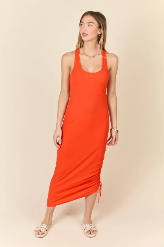 All The Reason Red Razor Back Knit Dress FINAL SALE sold by Pink Lily