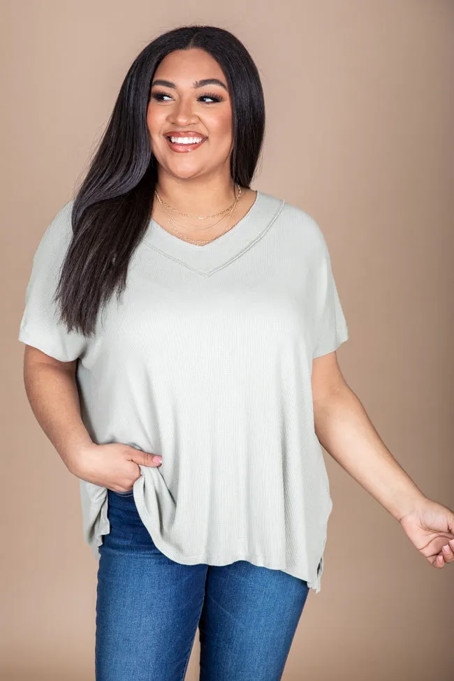 A Glorious Time Sage T-Shirt FINAL SALE sold by Pink Lily product image thumbnail 3