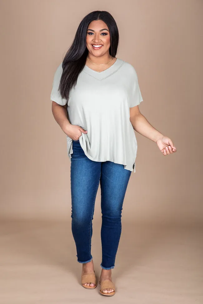 A Glorious Time Sage T-Shirt FINAL SALE sold by Pink Lily product image thumbnail 2