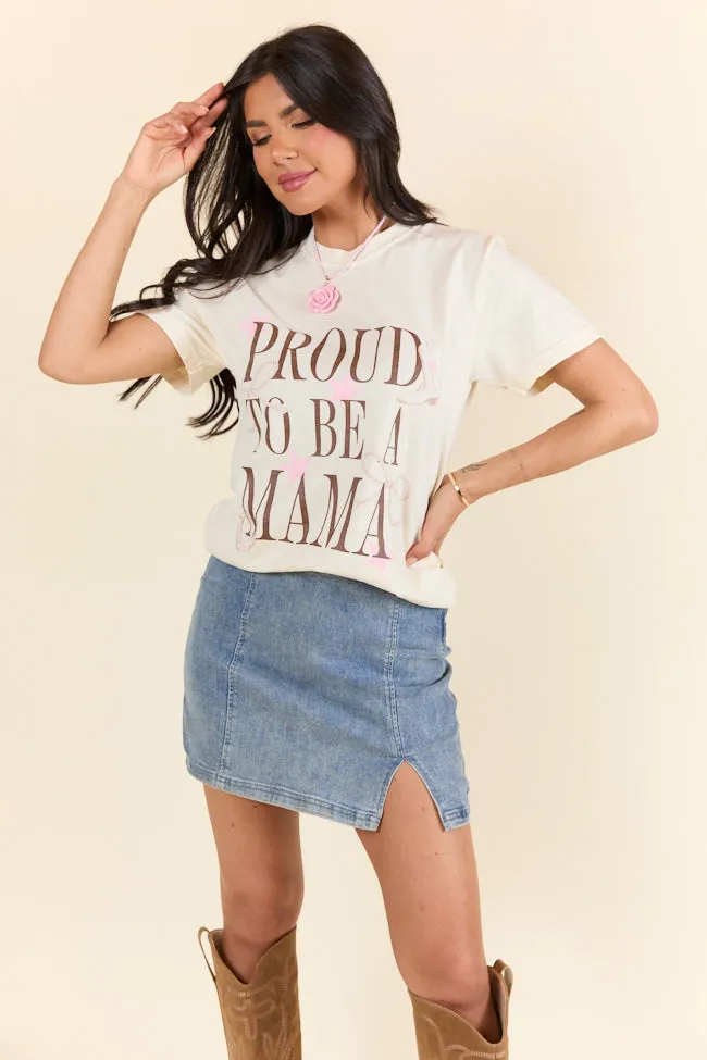 Proud To Be A Mama Western Ivory Graphic Tee sold by Pink Lily product image thumbnail 5