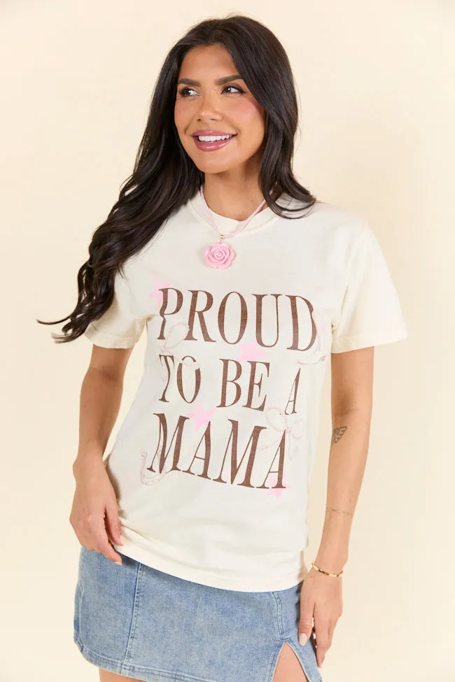 Proud To Be A Mama Western Ivory Graphic Tee sold by Pink Lily product image thumbnail 3