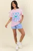 Cool Mom Dept. Light Pink Graphic Tee sold by Pink Lily