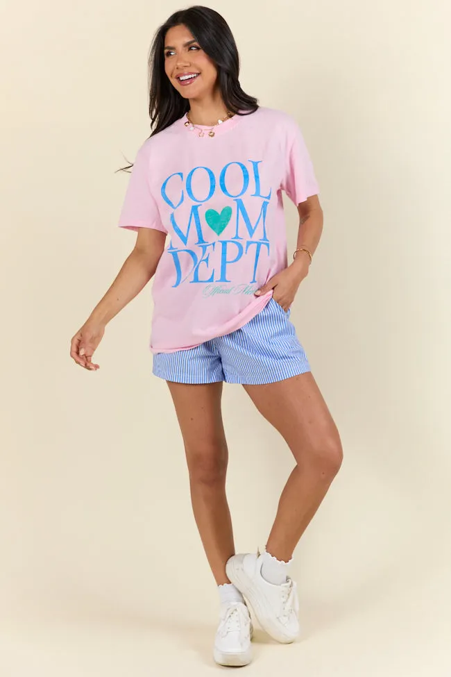 Cool Mom Dept. Light Pink Graphic Tee sold by Pink Lily product image thumbnail 3