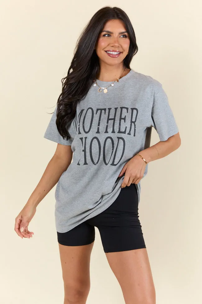 Motherhood Light Grey Graphic Tee sold by Pink Lily product image thumbnail 4
