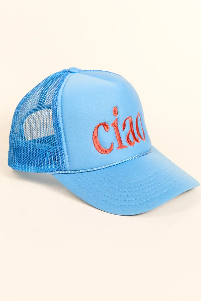 Ciao Blue Trucker Hat sold by Pink Lily product image thumbnail 5