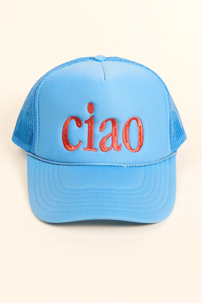 Ciao Blue Trucker Hat sold by Pink Lily product image thumbnail 4