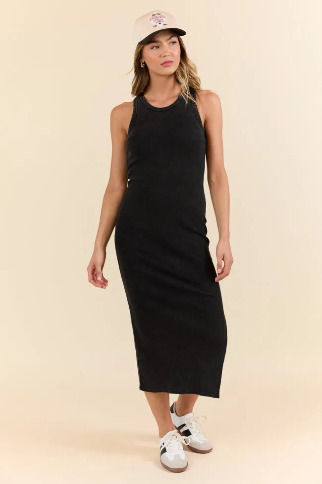 The Way It Is Black Knit Midi Dress sold by Pink Lily product image thumbnail 2