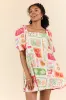 Cherryfic Day Flower Print Mini Dress SALE sold by Pink Lily