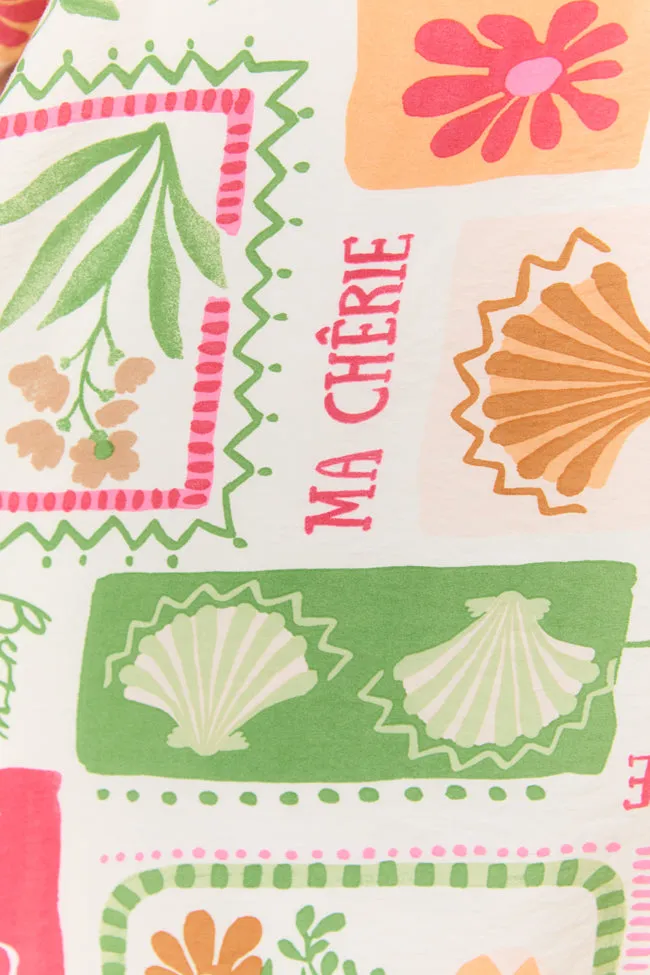 Cherryfic Day Flower Print Mini Dress FINAL SALE sold by Pink Lily product image thumbnail 3