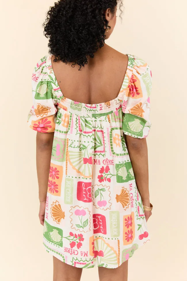 Cherryfic Day Flower Print Mini Dress FINAL SALE sold by Pink Lily product image thumbnail 5