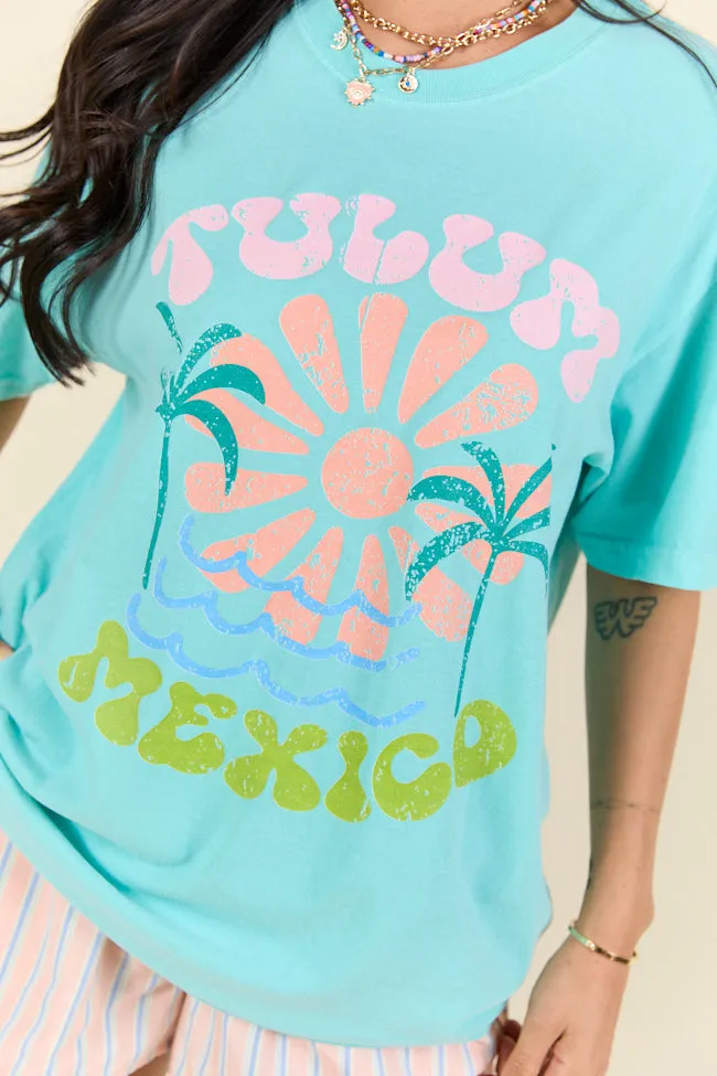 Tulum Mexico Mint Graphic Tee sold by Pink Lily product image thumbnail 3