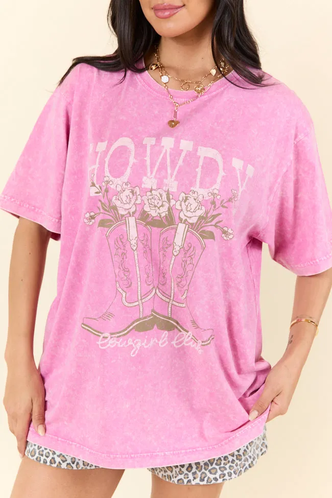 Howdy Pink Graphic Tee sold by Pink Lily product image thumbnail 2