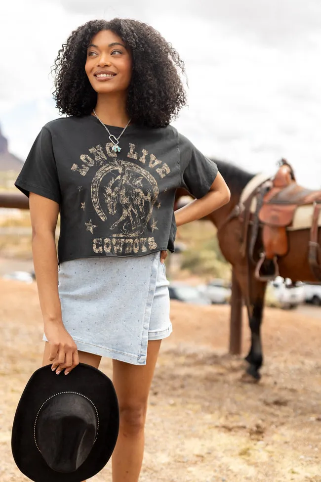 Long Live Cowboys Black Graphic Tee sold by Pink Lily product image thumbnail 2